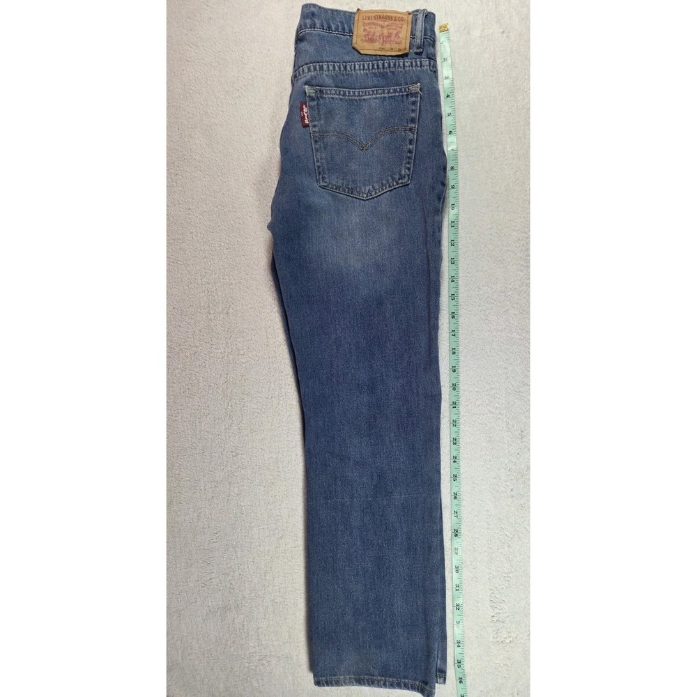Levi's 502 Regular Taper Jeans Women's 29x29 Women 18 Medium Wash Mid Rise Denim - Picture 6 of 8